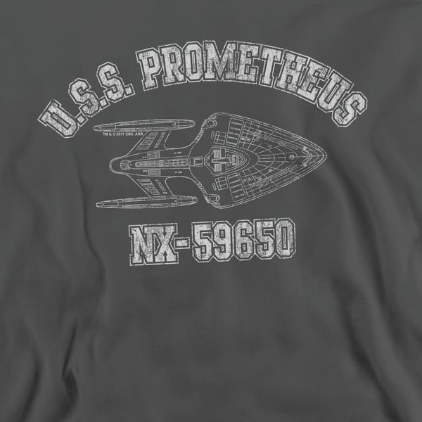 Star Trek Unisex Adult Prometheus Athletic Sweatshirt