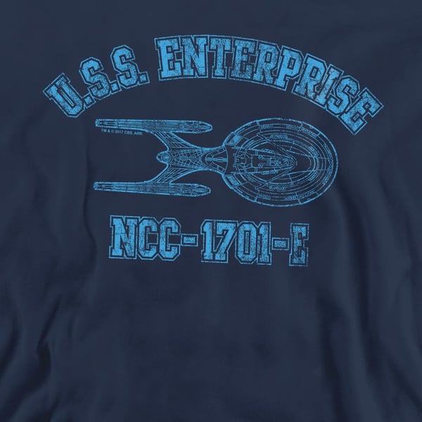Star Trek Unisex Adult Enterprise E Athletic Sweatshirt