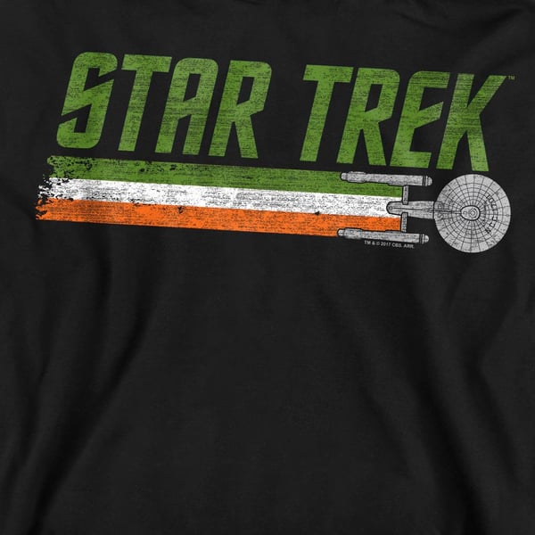 Star Trek Unisex Adult Irish Enterprise Sweatshirt