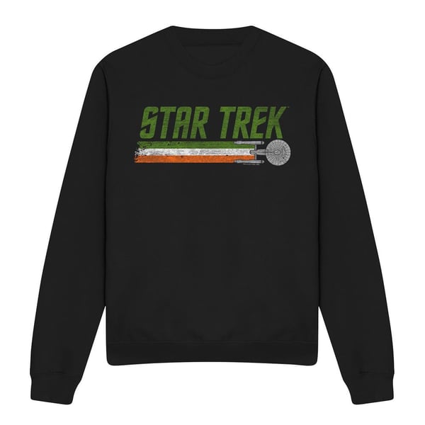 Star Trek Unisex Adult Irish Enterprise Sweatshirt