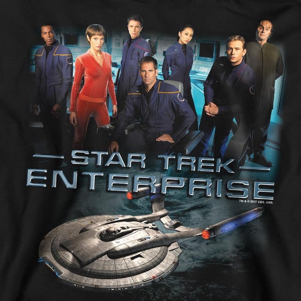 Star Trek Unisex Adult Enterprise Crew Sweatshirt