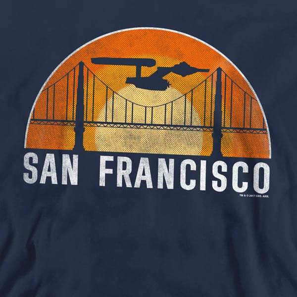 Star Trek Unisex Adult San Francisco Trek Sweatshirt