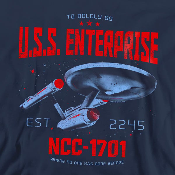Star Trek Unisex Adult Stardate 2245 Sweatshirt