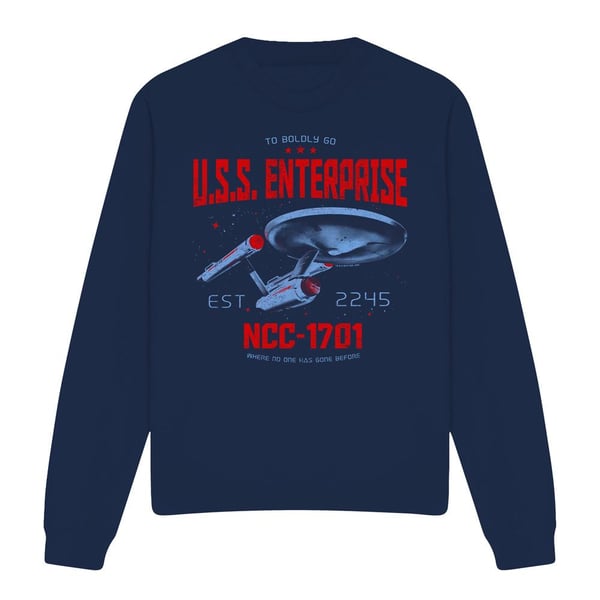Star Trek Unisex Adult Stardate 2245 Sweatshirt Star Trek Unisex Adult Stardate 2245 Sweatshirt