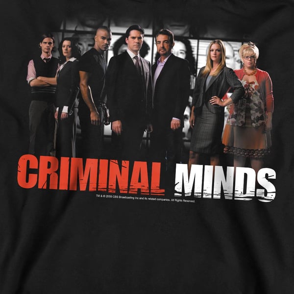 Criminal Minds Unisex Adult The Brain Trust Sweatshirt