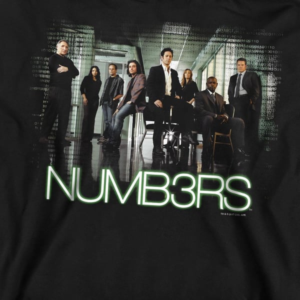 Numb3rs Unisex Adult Cast Sweatshirt
