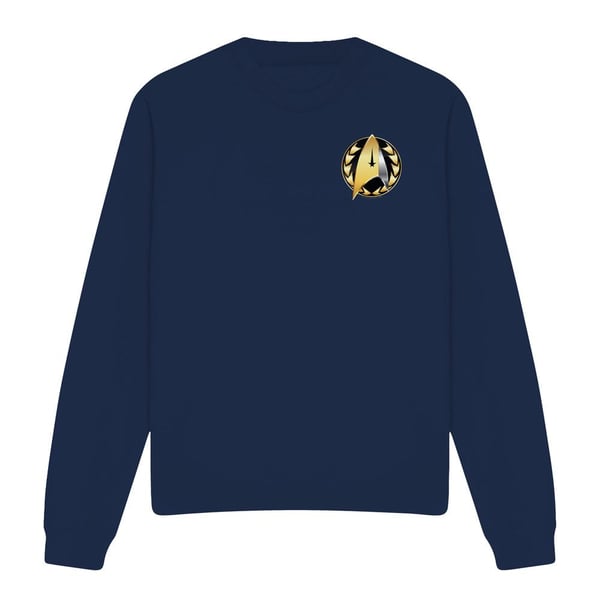 Star Trek: Discovery Unisex Adult Admiral Badge Sweatshirt
