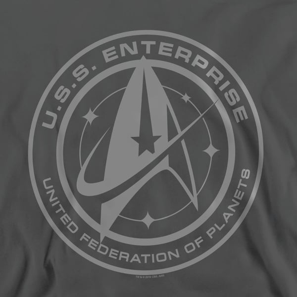 Star Trek: Discovery Unisex Adult Enterprise Crest Sweatshirt