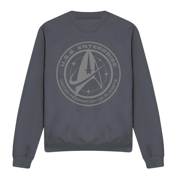Star Trek: Discovery Unisex Adult Enterprise Crest Sweatshirt