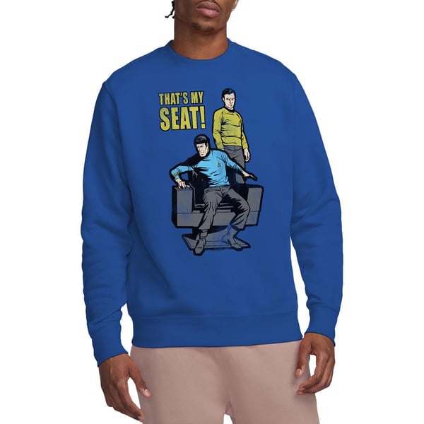 Star Trek Unisex Adult My Seat Sweatshirt