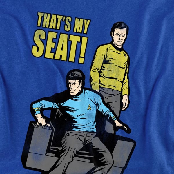 Star Trek Unisex Adult My Seat Sweatshirt
