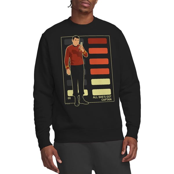 Star Trek Unisex Adult All She´s Got Captain Sweatshirt