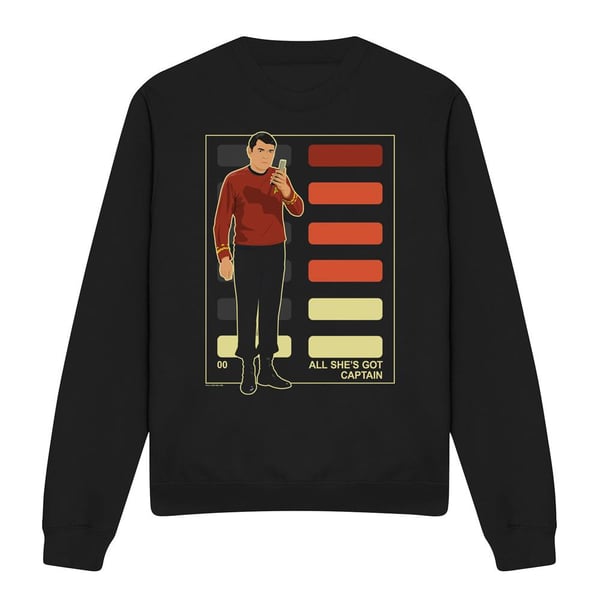 Star Trek Unisex Adult All She´s Got Captain Sweatshirt