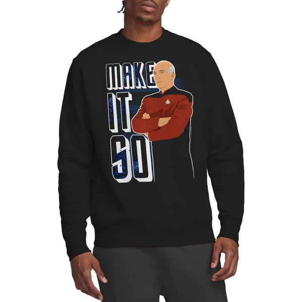 Star Trek: The Next Generation Unisex Adult Make It So Sweatshirt