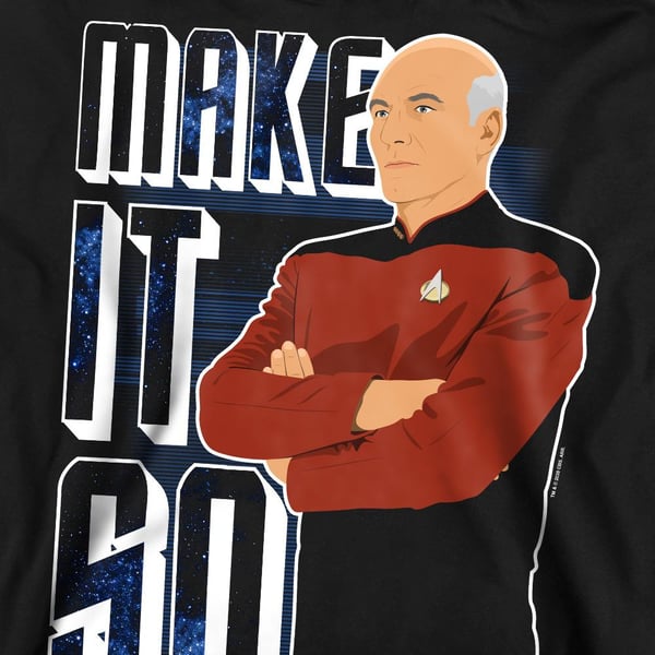 Star Trek: The Next Generation Unisex Adult Make It So Sweatshirt
