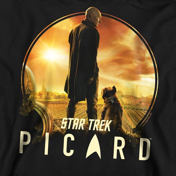 Star Trek: Picard Unisex Adult A Man and His Dog Sweatshirt