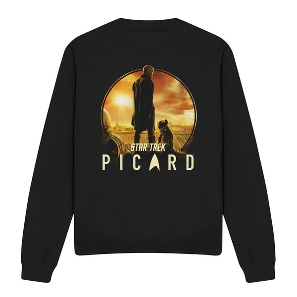 Star Trek: Picard Unisex Adult A Man and His Dog Sweatshirt