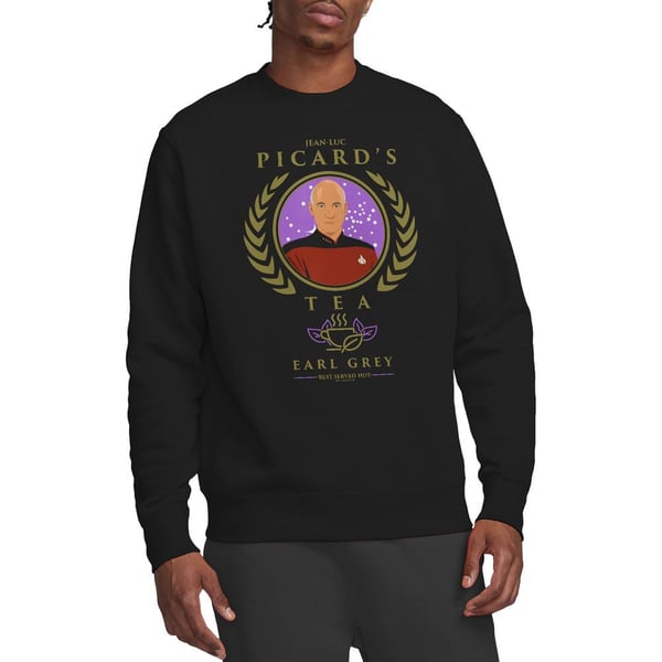 Star Trek: The Next Generation Unisex Adult Tea. Earl Grey. Hot Sweatshirt