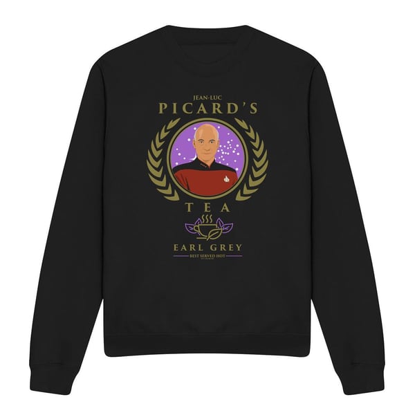 Star Trek: The Next Generation Unisex Adult Tea. Earl Grey. Hot Sweatshirt