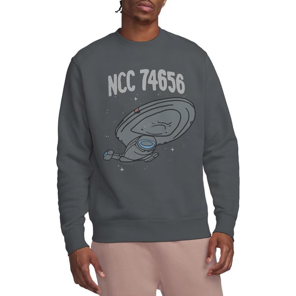 Star Trek Unisex Adult The Intrepid Class Sweatshirt