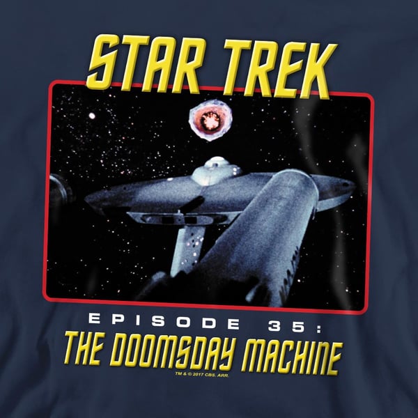 Star Trek Unisex Adult The Doomsday Machine Sweatshirt