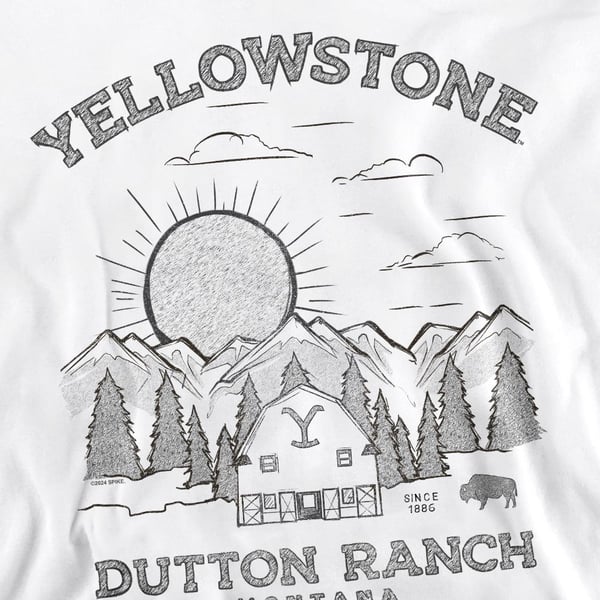 Yellowstone Unisex Adult Dutton Ranch Sunrise Sweatshirt