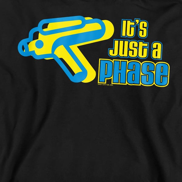 Star Trek Quogs Unisex Adult Just a Phase Sweatshirt