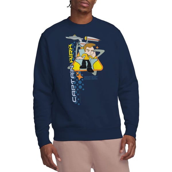 Star Trek Quogs Unisex Adult Captain´s Chair Sweatshirt