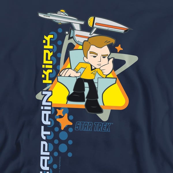 Star Trek Quogs Unisex Adult Captain´s Chair Sweatshirt