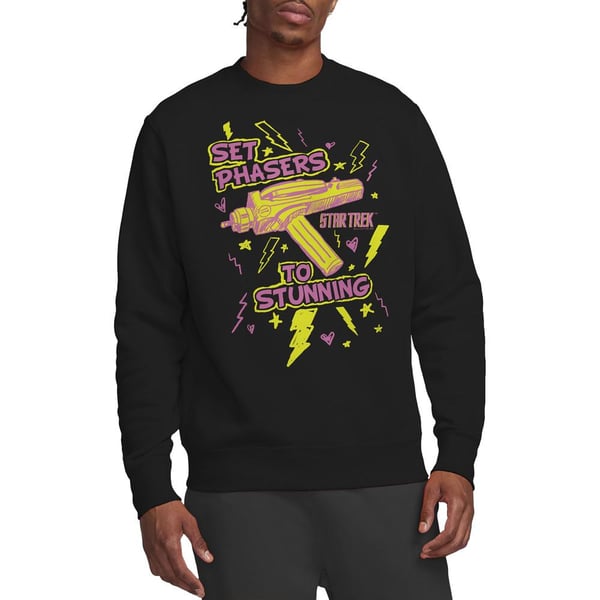 Star Trek Unisex Adult Set Phasers Sweatshirt