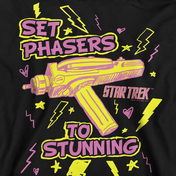 Star Trek Unisex Adult Set Phasers Sweatshirt