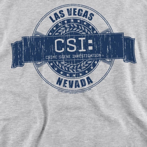 CSI Unisex Adult Vegas Badge Sweatshirt