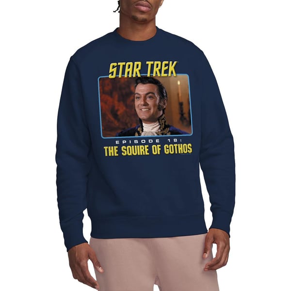 Star Trek Unisex Adult The Squire of Gothos Sweatshirt