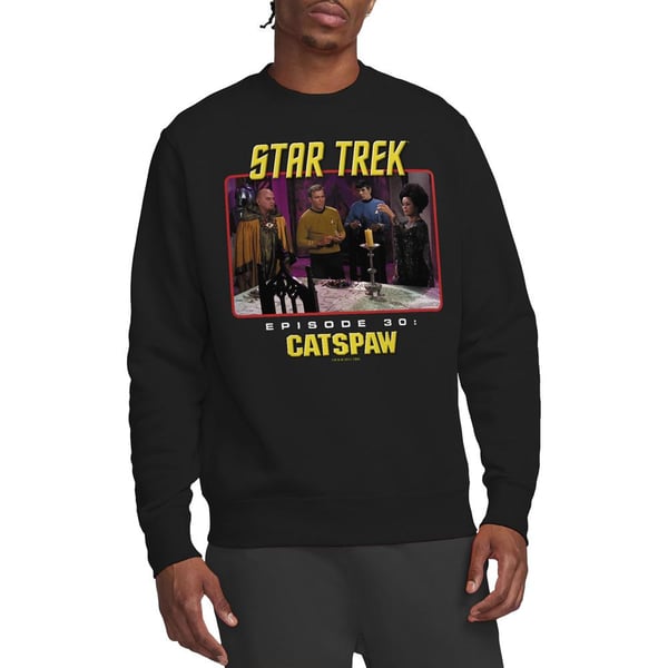 Star Trek Unisex Adult Cat´s Paw Sweatshirt