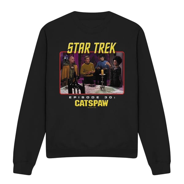 Star Trek Unisex Adult Cat´s Paw Sweatshirt