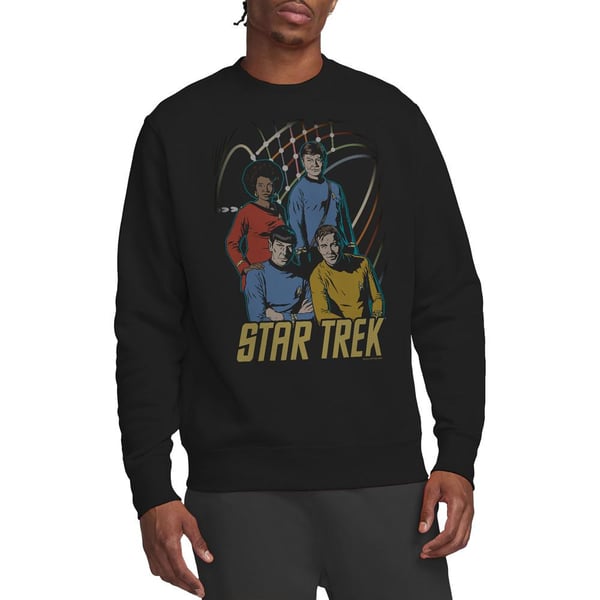 Star Trek Unisex Adult Warp Factor 4 Sweatshirt
