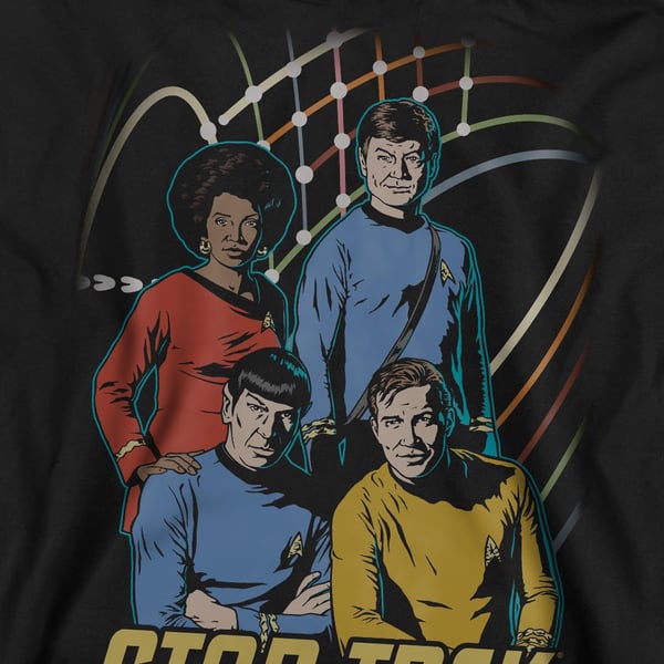 Star Trek Unisex Adult Warp Factor 4 Sweatshirt