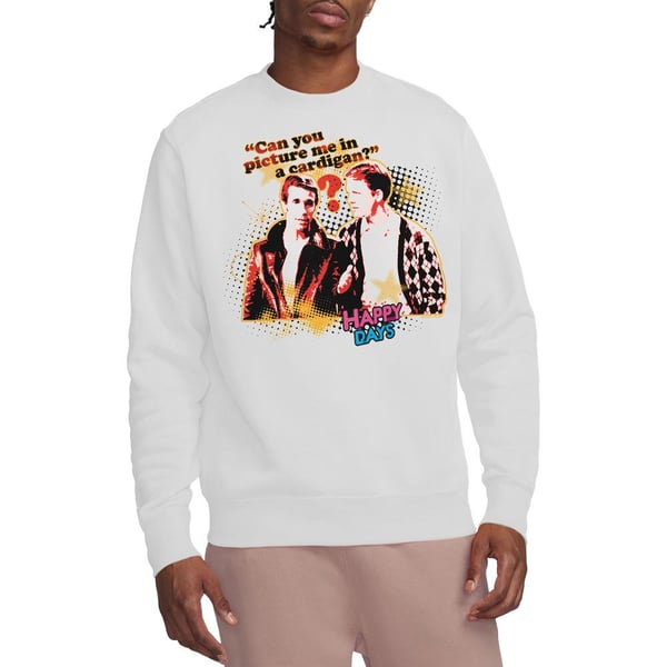 Happy Days Unisex Adult No Cardigans Sweatshirt