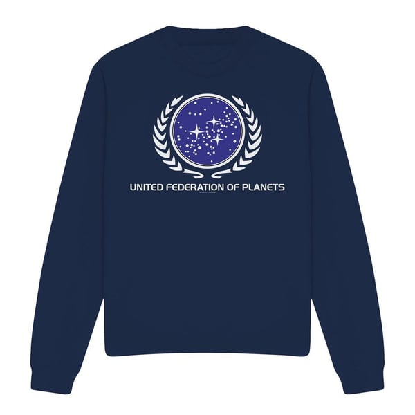 Star Trek Unisex Adult United Federation Logo Sweatshirt