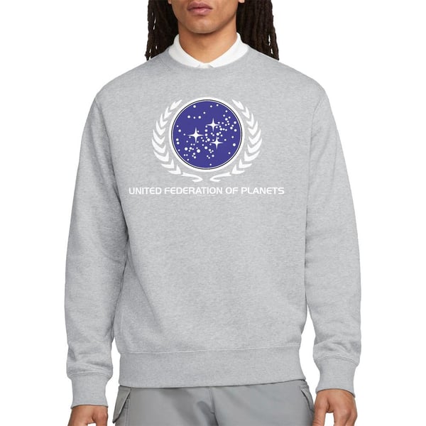 Star Trek Unisex Adult United Federation Logo Sweatshirt