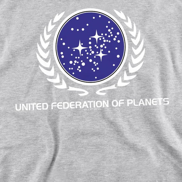 Star Trek Unisex Adult United Federation Logo Sweatshirt