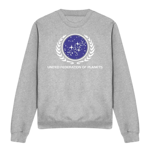 Star Trek Unisex Adult United Federation Logo Sweatshirt
