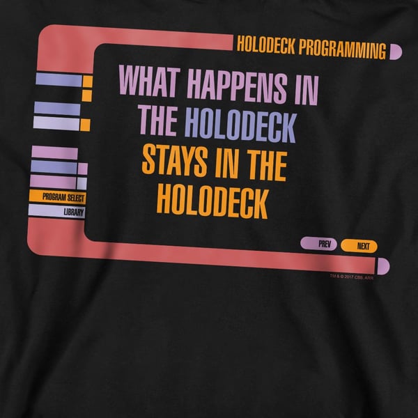 Star Trek Unisex Adult Holodeck Secrets Sweatshirt