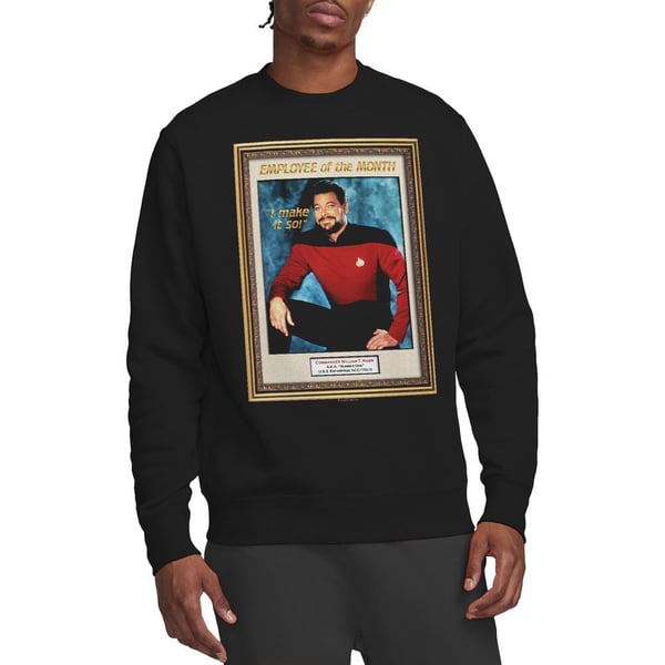Star Trek Unisex Adult Employee of the Month Sweatshirt