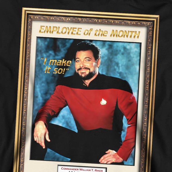 Star Trek Unisex Adult Employee of the Month Sweatshirt
