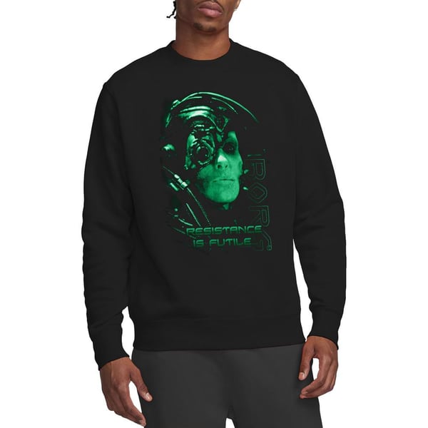 Star Trek Unisex Adult Resistance is Futile Sweatshirt