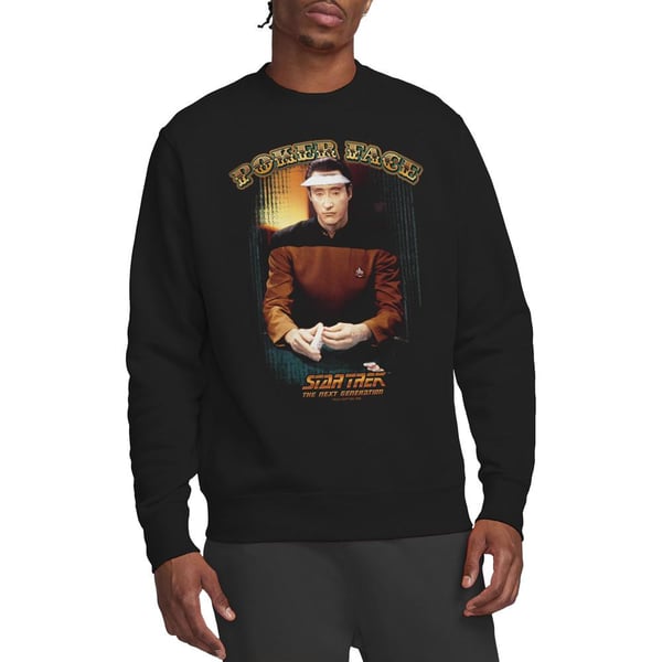 Star Trek Unisex Adult Poker Face Sweatshirt
