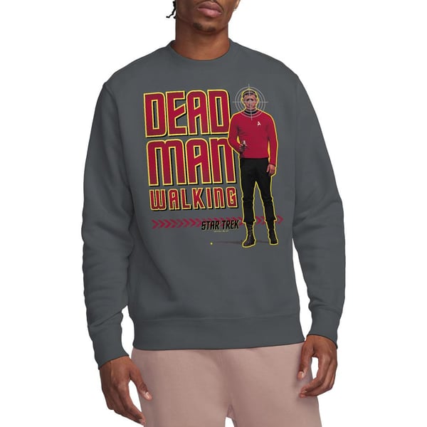 Star Trek Unisex Adult Dead Man Walking Sweatshirt