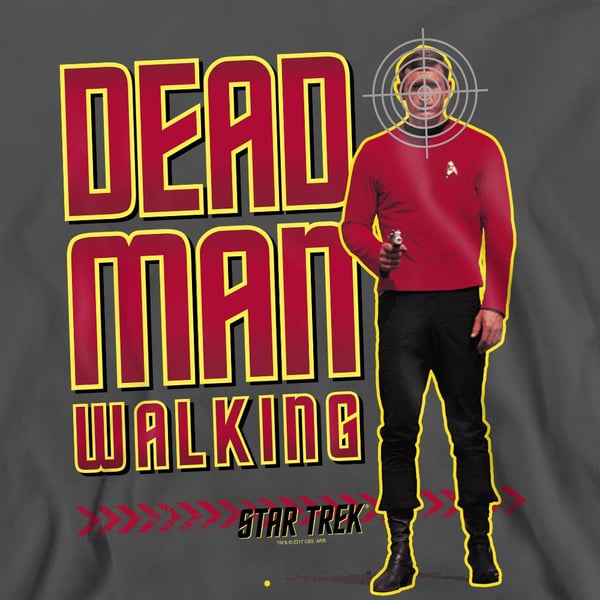 Star Trek Unisex Adult Dead Man Walking Sweatshirt