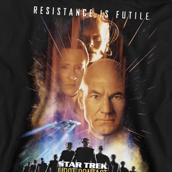 Star Trek Unisex Adult First Contact Sweatshirt